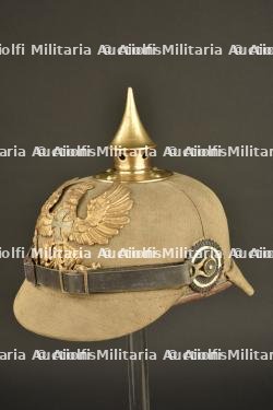 Casque à pointe ersatz en liège de réserviste prussien — photo 11
