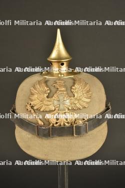 Casque à pointe ersatz en liège de réserviste prussien — miniature 12