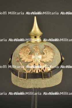 Casque à pointe ersatz en feutre de réserviste prussien — photo 1