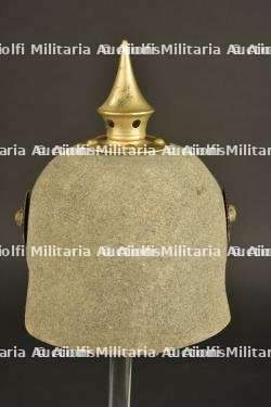 Casque à pointe ersatz en feutre de réserviste prussien — photo 7