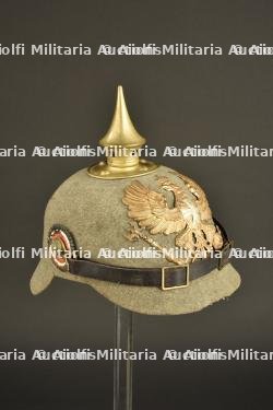 Casque à pointe ersatz en feutre de réserviste prussien — photo 10