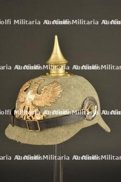 Casque à pointe ersatz en feutre de réserviste prussien — miniature 11