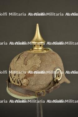 Casque à pointe prussien troupe ersatz en feutre — photo 13