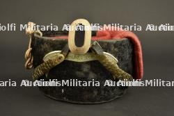 Colback de hussard troupe modèle 1866/94 d'un régiment de ligne