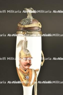 Pipe patriotique à l'effigie de Guillaume II en tenue de Garde du Corps — photo 3