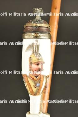 Pipe patriotique à l'effigie de Guillaume II en tenue de Garde du Corps — photo 8