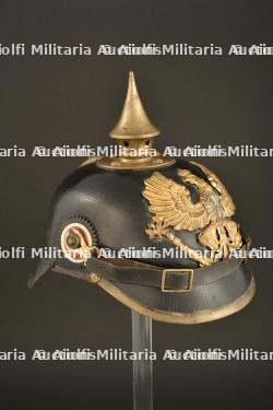 Casque à pointe 1895 de réserviste prussien du JR166 de Bitche en Moselle — miniature 11