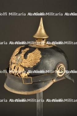 Casque à pointe 1895 de réserviste prussien du JR166 de Bitche en Moselle — photo 12
