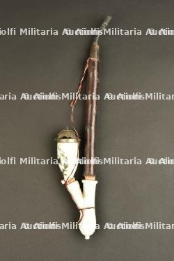 Pipe patriotique à motif de croix de fer 1914