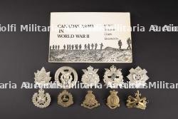 Ensemble de cap badges de la 3ème DI.