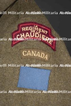 Battle Dress monté d'origine du Regiment de la Chaudiere. — miniature 5