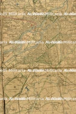 Carte française de prise avec annotations 5ème DI US. — miniature 2