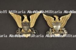 Insignes de casquette d'officier US Navy.