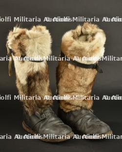 Paire de bottes de vol russe.