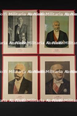 Portraits de personnalités militaires.