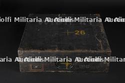 Caisse pour détecteur de mine allemand.