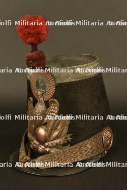 Schako d’officier de grenadiers de la Garde Nationale modèle 1846 modifié 1848 — photo 1