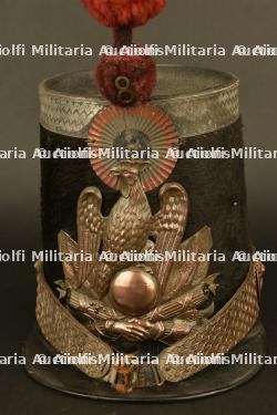 Schako d’officier de grenadiers de la Garde Nationale modèle 1846 modifié 1848 — photo 11