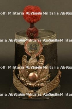 Schako d’officier de grenadiers de la Garde Nationale modèle 1846 modifié 1848 — photo 13