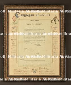 Ordres d'un régiment de campagne 1870 — photo 1