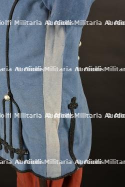 Tenue du 7ème Chasseur à Cheval de Belfort, dolman et pantalon à basane — miniature 17