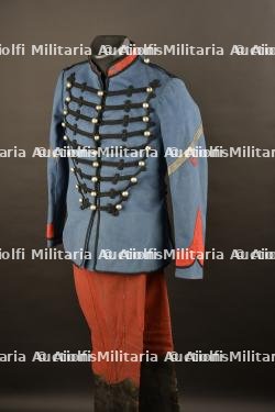 Tenue du 7ème Chasseur à Cheval de Belfort, dolman et pantalon à basane — miniature 26