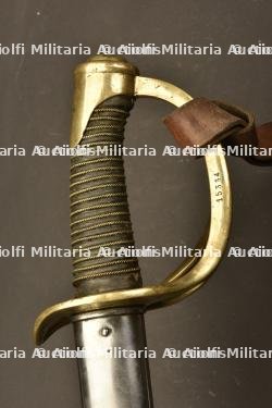 Sabre 1822 de cavalerie légère daté 1874 avec sa dragonne — photo 3