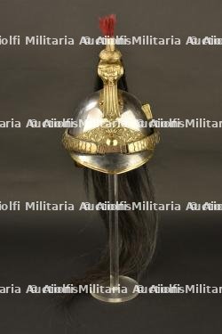 Casque de cuirassier troupe modèle 1872 modifié 1874 de la maison Godillot