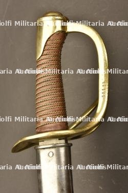 Sabre 1822 de cavalerie légère à lame courbe daté 1904 — photo 4