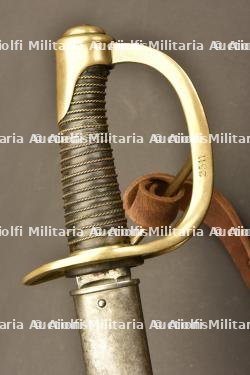 Sabre 1822 de cavalerie légère daté 1839 avec sa dragonne — miniature 4
