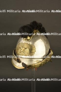 Rarissime casque d'essai de hussard modèle 1901, dit casque André