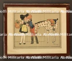 Illustration dragon en uniforme — miniature 1