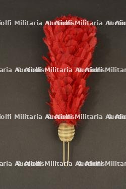Plumet en plumes de vautour avec olive de sous-officier et son étui — photo 3