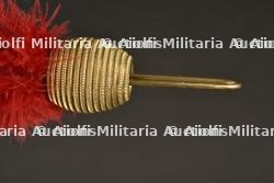 Plumet en plumes de vautour avec olive de sous-officier et son étui — miniature 4