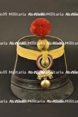 Shako troupe d'infanterie modèle 1872 avec ses attributs