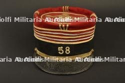 Képi foulard lieutenant colonel du 58ème RI — photo 1