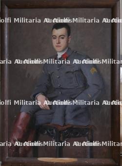 Tableau officier 1917 Henri de la Tourrasse — photo 1