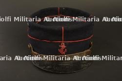 Képi troupe 1884 infanterie coloniale à l'ancre de marine