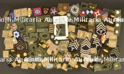 Lot d'insignes et grade US Army