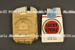 Emballages de paquets de cigarette provenant de Normandie