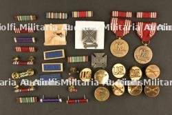 Ensemble de disques de col et de décorations US