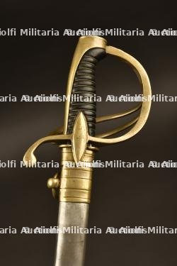 Belle reconstruction d'un sabre d'officier de la Cavalerie légère, type premier Empire — miniature 2