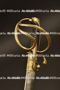 Belle reconstruction d'un sabre d'officier de la Cavalerie légère, type premier Empire — miniature 4