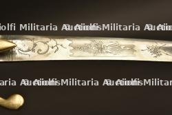 Belle reconstruction d'un sabre d'officier de la Cavalerie légère, type premier Empire — miniature 5