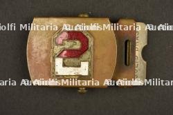 Boucle de ceinturon de la deuxième armée US. Second US Army belt buckle