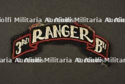 Patch du 3ème Ranger Bataillon. 3rd Ranger Battalion patch