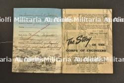 Livret et insignes du Corps des Engineers. Engineers Corps Booklet and Badges — miniature 3