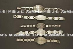 Ensemble de gourmettes américaine. American curb chain set — photo 1