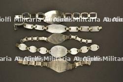 Ensemble de gourmettes américaine. American curb chain set — photo 2
