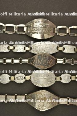 Ensemble de gourmettes américaine. American curb chain set — miniature 3
